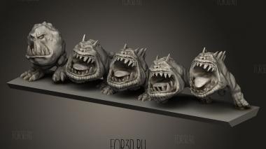 Закорючки орков и гоблинов 3d stl модель для ЧПУ