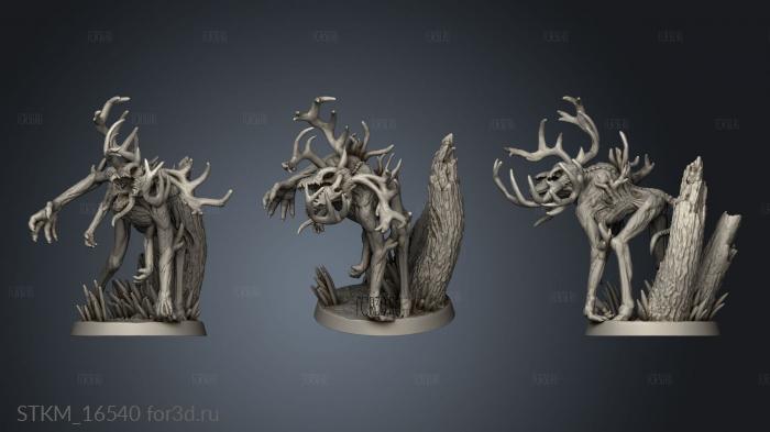 Wendigo Thickerver stl model for CNC