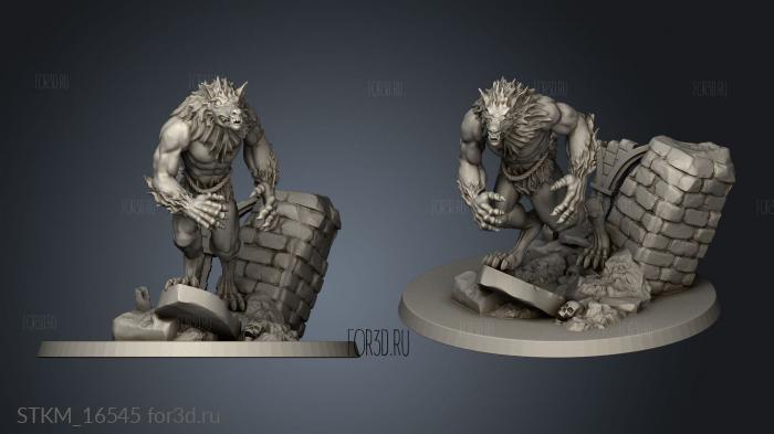 WEREWOLVES WEREWOLF stl model for CNC