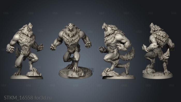 White werewolf tavern Werewolves Furious stl model for CNC