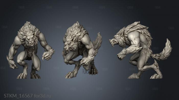 White werewolf tavern Werewolves Common stl model for CNC