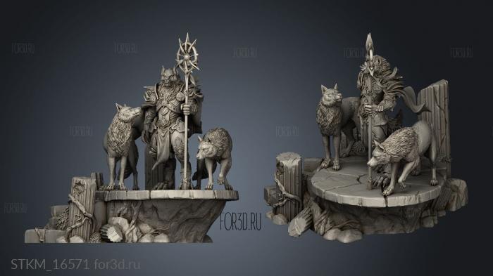 White Werewolf Tavern stl model for CNC