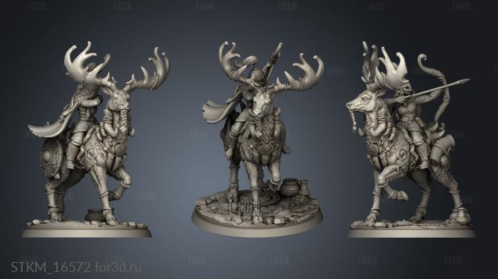 ork Agnete the Troll hunter elk stl model for CNC