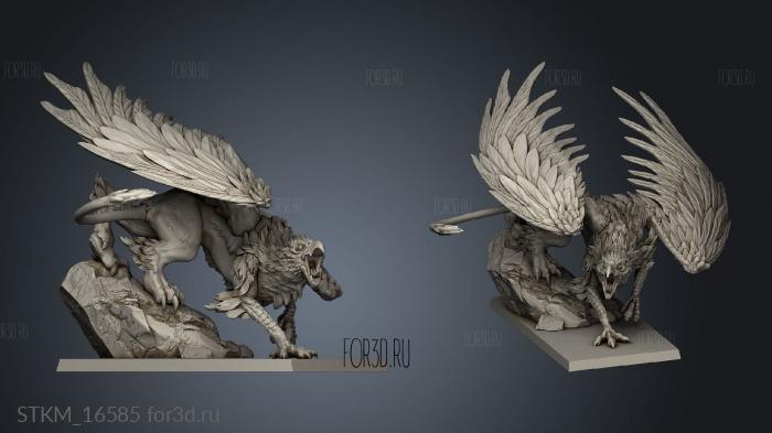 Wild Griffin LAST SWORD stl model for CNC