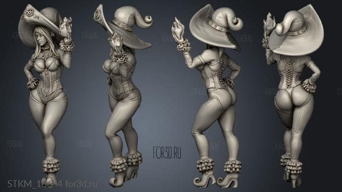 witch elf Half Outfit stl model for CNC