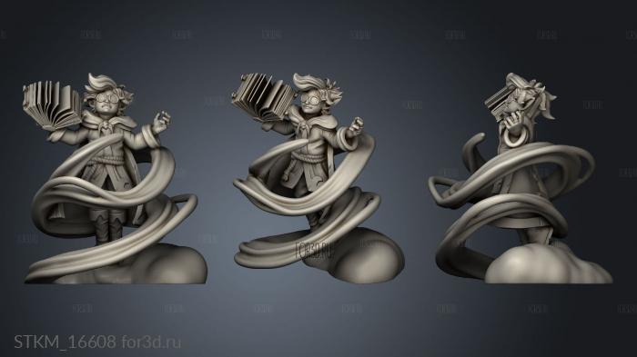 Wizard Guild Apprentice stl model for CNC