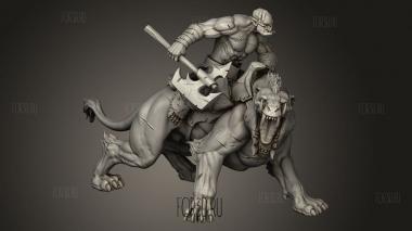 Волчьи Всадники,Волчий Всадник 3d stl модель для ЧПУ