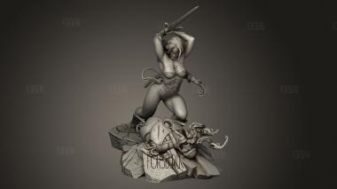 Чудо -женщина Фрэнсис Кинтеро 3d stl модель для ЧПУ