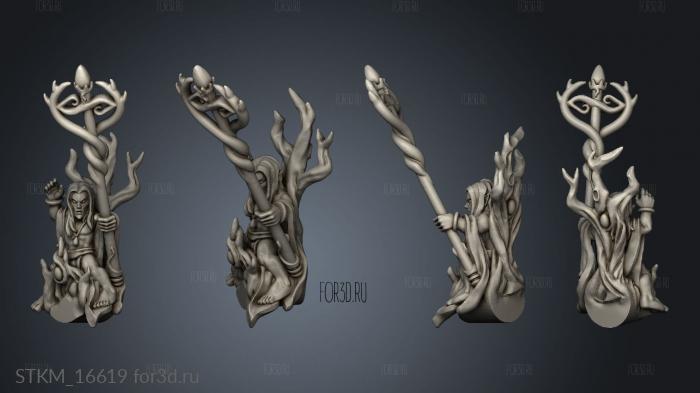 Wood elf characters riders ividual dragon sorcerer stl model for CNC