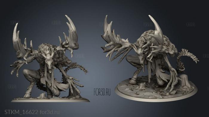 Moth The Dead Walker stl model for CNC