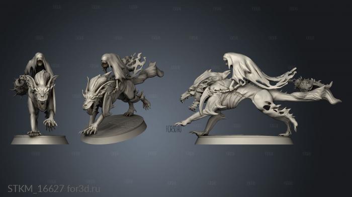 Wraith Mane Reapers Figure stl model for CNC