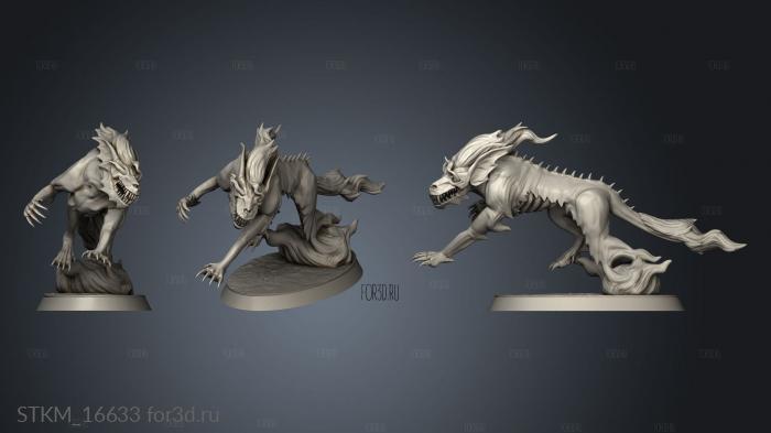 Wraith Bane Figure stl model for CNC