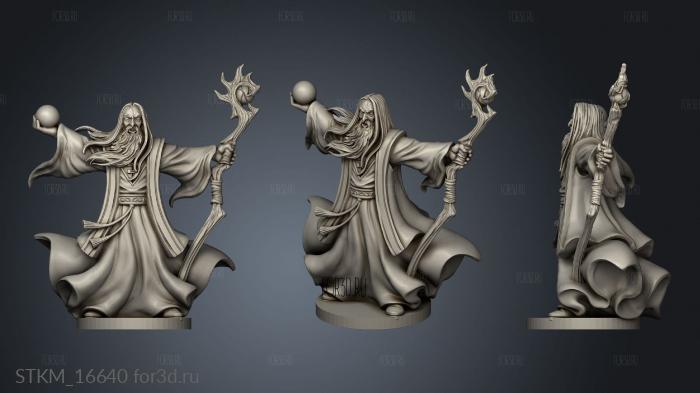 heroes Dark saruman stl model for CNC