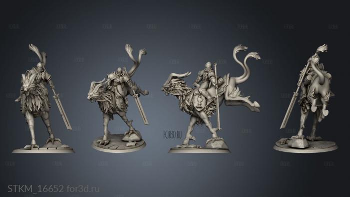 Paladin Knights the Eternal Light Troops Mounted stl model for CNC