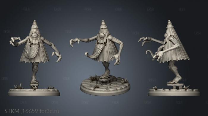 Yokai Encounter KARAKASA stl model for CNC