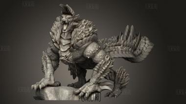 Контрабандный товар зиногре джиноуга -охотник на монстров 3d stl модель для ЧПУ
