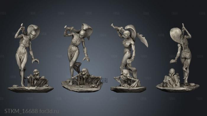 Zodiac War Ophiuchus stl model for CNC