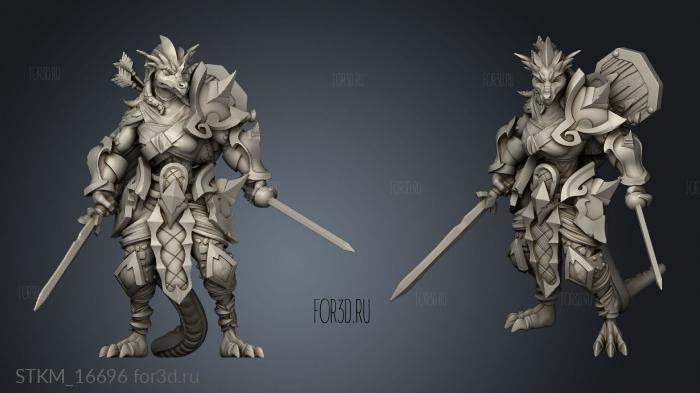 Zorseth The Fighter Lvl stl model for CNC