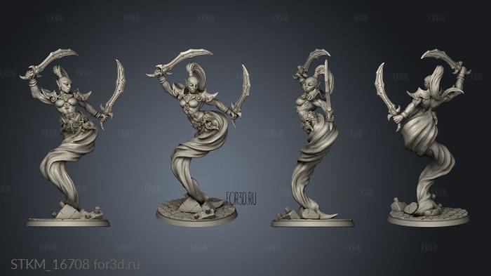 Rakshakin hunters Djinn Alrivah stl model for CNC