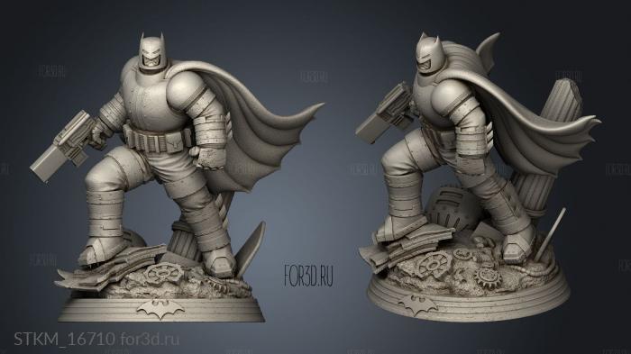 Batman stl model for CNC