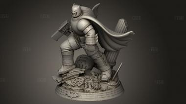 Бэтмен 3d stl модель для ЧПУ