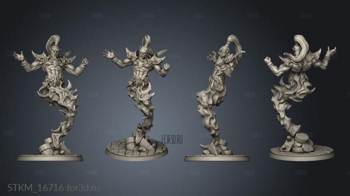 Rakshak hunters Djinn Alzakhm stl model for CNC