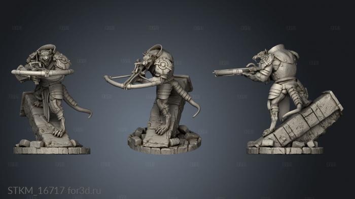 Rat Arbalests stl model for CNC