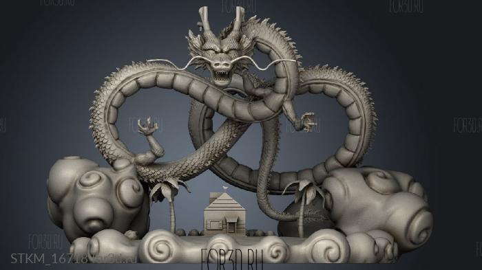 Shenlong s Shenlong stl model for CNC