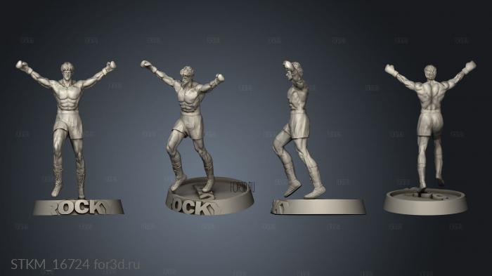 ROCKY Ev ROCK Yver Balboa Danilo Di Paolantonio stl model for CNC