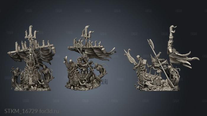 Nighthaunt The Hellish Boat Koshes stl model for CNC