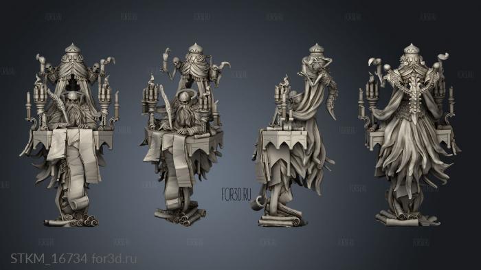 Nighthaunt Scribe Doom Koshes stl model for CNC