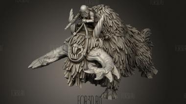 Бегущий зверь имперской ледяной дробилки 3d stl модель для ЧПУ