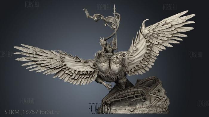 strap Court the Gryphon Celtan Favored Barachiel stl model for CNC