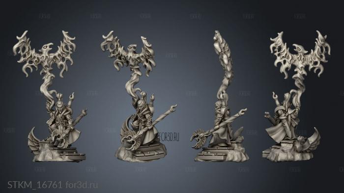 ble elves Heroes Mages phoenix mage stl model for CNC