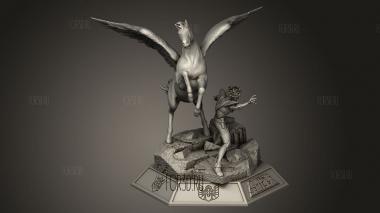 Пегас сейя вер 3d stl модель для ЧПУ
