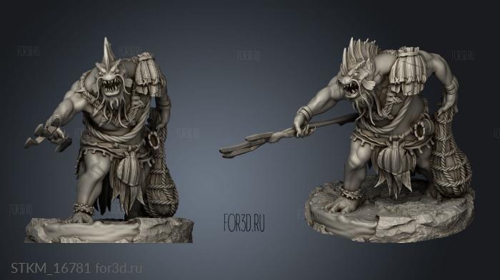 The Trench Abyssal Depths Morlocks stl model for CNC