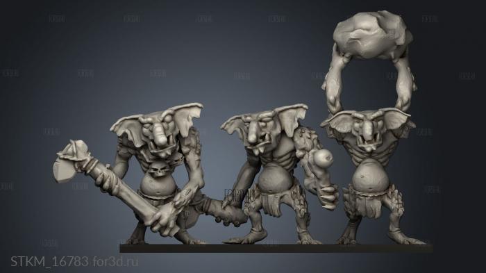 orcs and goblins Trolls Troll Strip stl model for CNC