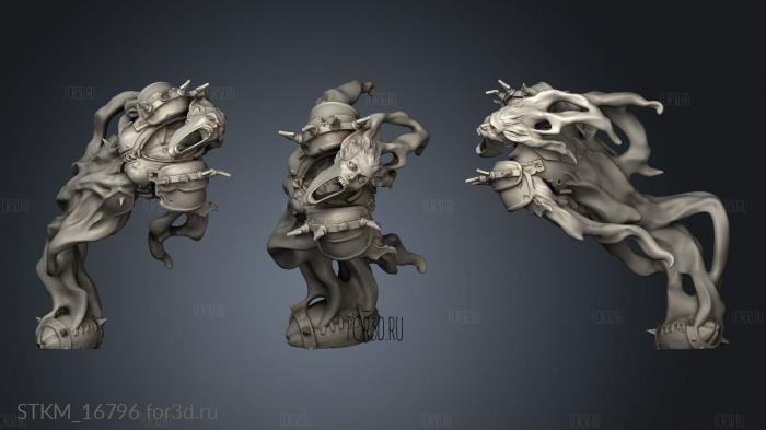 undead necro shambling Stars Wraith BANSHEE stl model for CNC