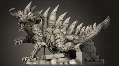 Таверна Белый оборотень Тарраскская нежить 3d stl модель для ЧПУ
