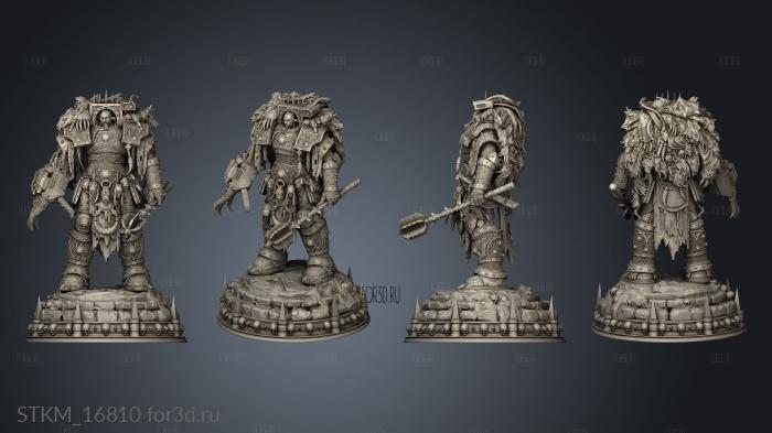 Warhammer Horus Lupercal stl model for CNC