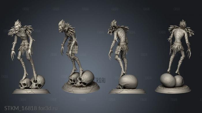 ryuk ryuk Shinigami statue stl model for CNC