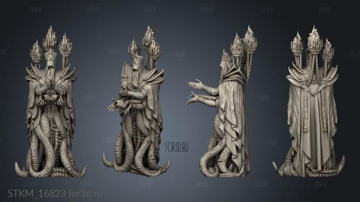 Abomination King stl model for CNC