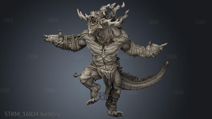 Storm Trolls Stormtroll light Legs stl model for CNC