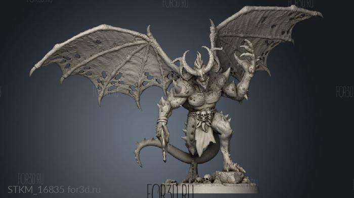 Tabletop Legends Reign Blood Belial Tail stl model for CNC