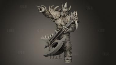 Культовый рокер-людоед из The Makers 3d stl модель для ЧПУ