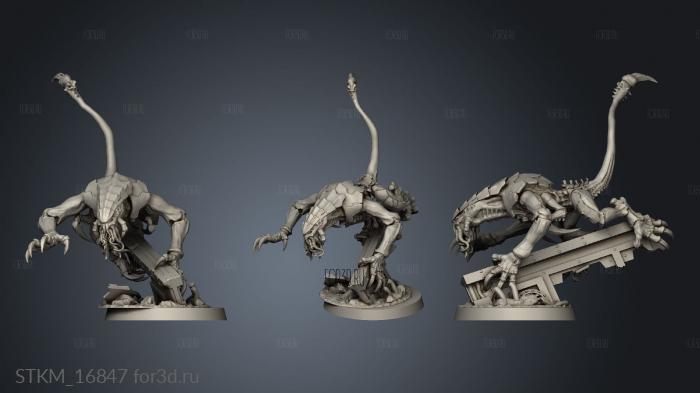 The Makers Cult Hunter Space Bug stl model for CNC