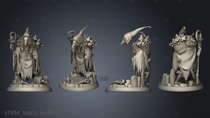 White Werewolf Tavern Kenku Druid x stl model for CNC