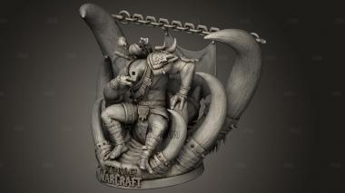 Цепочка стендов Мировой военный корабль Вол джина 3d stl модель для ЧПУ