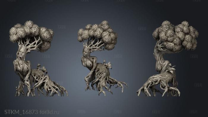 White Werewolf Tavern Magic Forest Living tree stl model for CNC