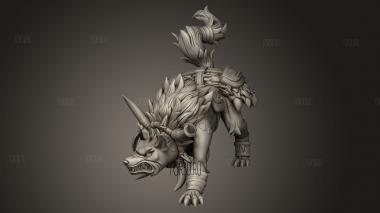 Деревянный Рог Клана Гиены Жанвье 3d stl модель для ЧПУ